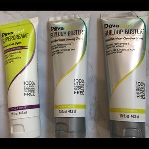 3 piece DevaCurl travel hair bundle buildup buster